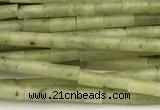 CTB964 15 inches 2*4mm tube jade beads