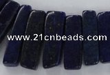 CTD1586 Top drilled 8*20mm - 10*45mm sticks lapis lazuli beads