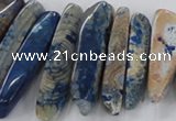 CTD1666 Top drilled 8*25mm - 15*50mm sticks agate gemstone beads