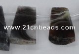 CTD1669 Top drilled 12*20mm - 25*45mm freeform agate gemstone beads