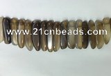 CTD2161 Top drilled 8*20mm - 10*40mm sticks agate gemstone beads