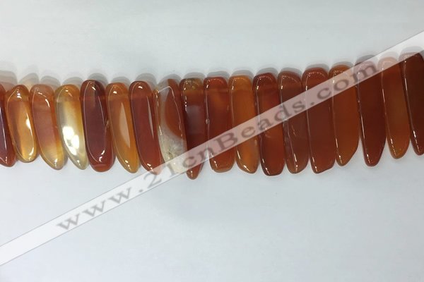 CTD2167 Top drilled 8*20mm - 10*40mm sticks agate gemstone beads