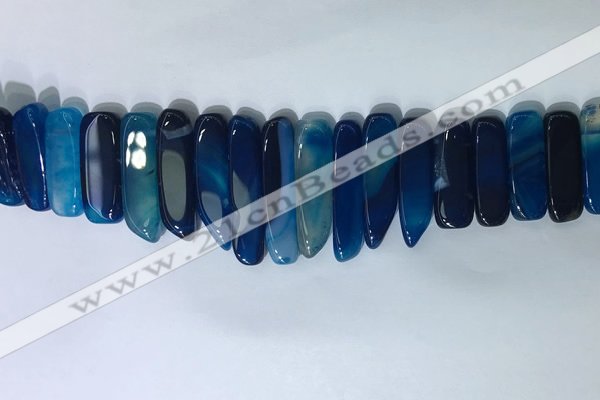 CTD2170 Top drilled 8*20mm - 10*40mm sticks agate gemstone beads