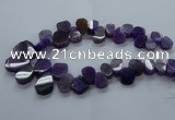 CTD2602 Top drilled 13*18mm - 23*33mm freeform agate beads