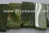 CTD2693 Top drilled 16*22mm - 16*55mm rectangle agate beads