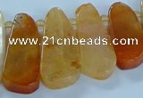 CTD2700 15.5 inches 10*25mm - 18*50mm freeform agate beads