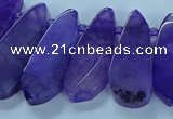 CTD2701 15.5 inches 10*25mm - 18*50mm freeform agate beads