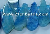 CTD2703 15.5 inches 10*25mm - 18*50mm freeform agate beads