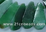 CTD2704 15.5 inches 10*25mm - 18*50mm freeform agate beads