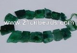 CTD2759 Top drilled 25*30mm - 35*45mm freeform agate beads