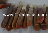 CTD2768 Top drilled 6*30mm - 8*35mm sticks sea urchin shell beads