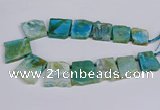 CTD2835 Top drilled 25*30mm - 35*45mm freeform agate beads