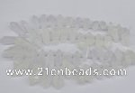 CTD2849 Top drilled 10*20mm - 15*50mm sticks quartz beads