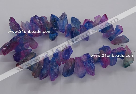 CTD2889 Top drilled 12*28mm - 16*45mm sticks quartz beads