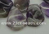 CTD304 Top drilled 15*20mm - 20*25mm freeform dogtooth amethyst beads