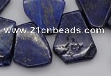 CTD308 Top drilled 15*20mm - 20*25mm freeform lapis lazuli beads