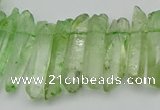 CTD3548 Top drilled 6*20mm - 8*35mm sticks quartz beads wholesale