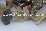 CTD3591 Top drilled 8*10mm - 15*25mm freeform druzy agate beads