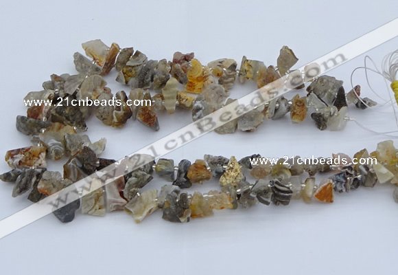 CTD3591 Top drilled 8*10mm - 15*25mm freeform druzy agate beads