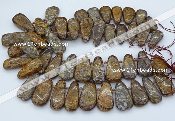 CTD3597 Top drilled 10*22mm - 20*45mm freeform opal gemstone beads