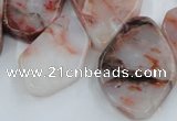 CTD360 Top drilled 18*25mm - 25*35mm freeform agate gemstone beads