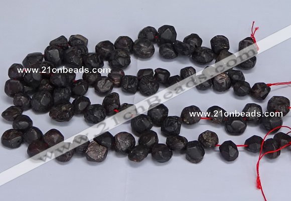 CTD3605 Top drilled 10*14mm - 13*18mm nuggets garnet beads