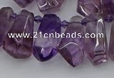 CTD3621 Top drilled 9*18mm - 16*30mm faceted nuggets ametrine beads