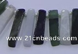 CTD3695 Top drilled 6*15mm - 8*35mm sticks jade beads wholesale