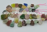 CTD3699 Top drilled 15*20mm - 25*30mm freeform mixed gemstone beads