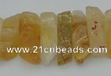 CTD393 Top drilled 6*15mm - 10*35mm wand citrine gemstone beads