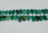 CTD4007 Top drilled 14*22mm - 22*42mm freeform agate gemstone beads