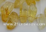 CTD452 15.5 inches 10*14mm - 15*30mm freeform citrine beads