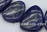 CTD457 15.5 inches 25*30mm - 35*45mm freeform lapis lazuli beads