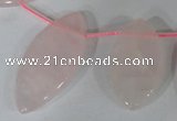 CTD47 Top drilled 12*23mm – 18*50mm marquise rose quartz beads