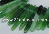 CTD586 Top drilled 6*20mm - 6*45mm wand agate gemstone beads