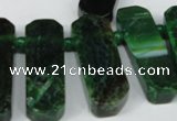 CTD593 Top drilled 12*30mm - 15*50mm wand agate gemstone beads