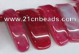 CTD598 Top drilled 10*30mm - 12*45mm wand agate gemstone beads