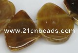 CTD611 Top drilled 25*30mm - 34*45mm freeform agate gemstone beads