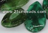 CTD612 Top drilled 25*30mm - 34*45mm freeform agate gemstone beads
