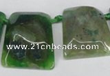 CTD664 Top drilled 25*30mm - 30*40mm freeform agate beads