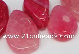 CTD686 Top drilled 18*25mm - 28*40mm freeform agate gemstone beads