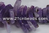 CTD720 Top drilled 12*25mm - 14*40mm wand agate gemstone beads