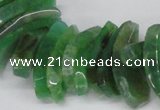 CTD721 Top drilled 12*25mm - 14*40mm wand agate gemstone beads
