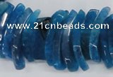 CTD722 Top drilled 12*25mm - 14*40mm wand agate gemstone beads