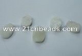 CTD800 Top drilled 20*30mm - 25*35mm freeform agate beads