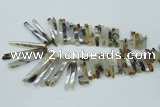CTD830 15.5 inches 6*30mm - 7*65mm sticks montana agate beads