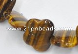 CTE09 18*22mm butterfly shape yellow tiger eye beads Wholesale