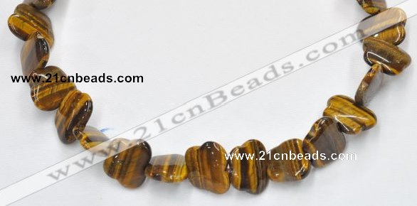 CTE09 18*22mm butterfly shape yellow tiger eye beads Wholesale