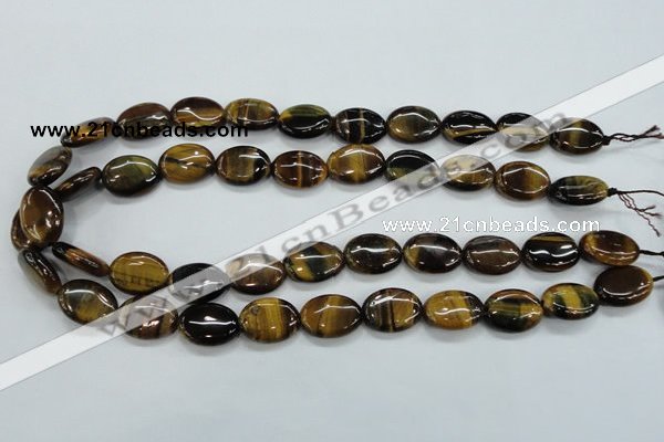 CTE103 15.5 inches 13*18mm oval yellow tiger eye beads wholesale