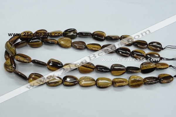 CTE113 15.5 inches 13*18mm freeform yellow tiger eye beads wholesale